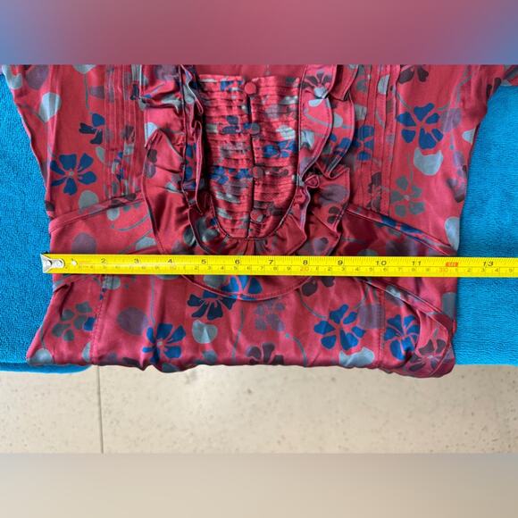 Vintage Marc by Marc Jacobs Silk Floral Dress - Size 2 - Picture 10 of 16